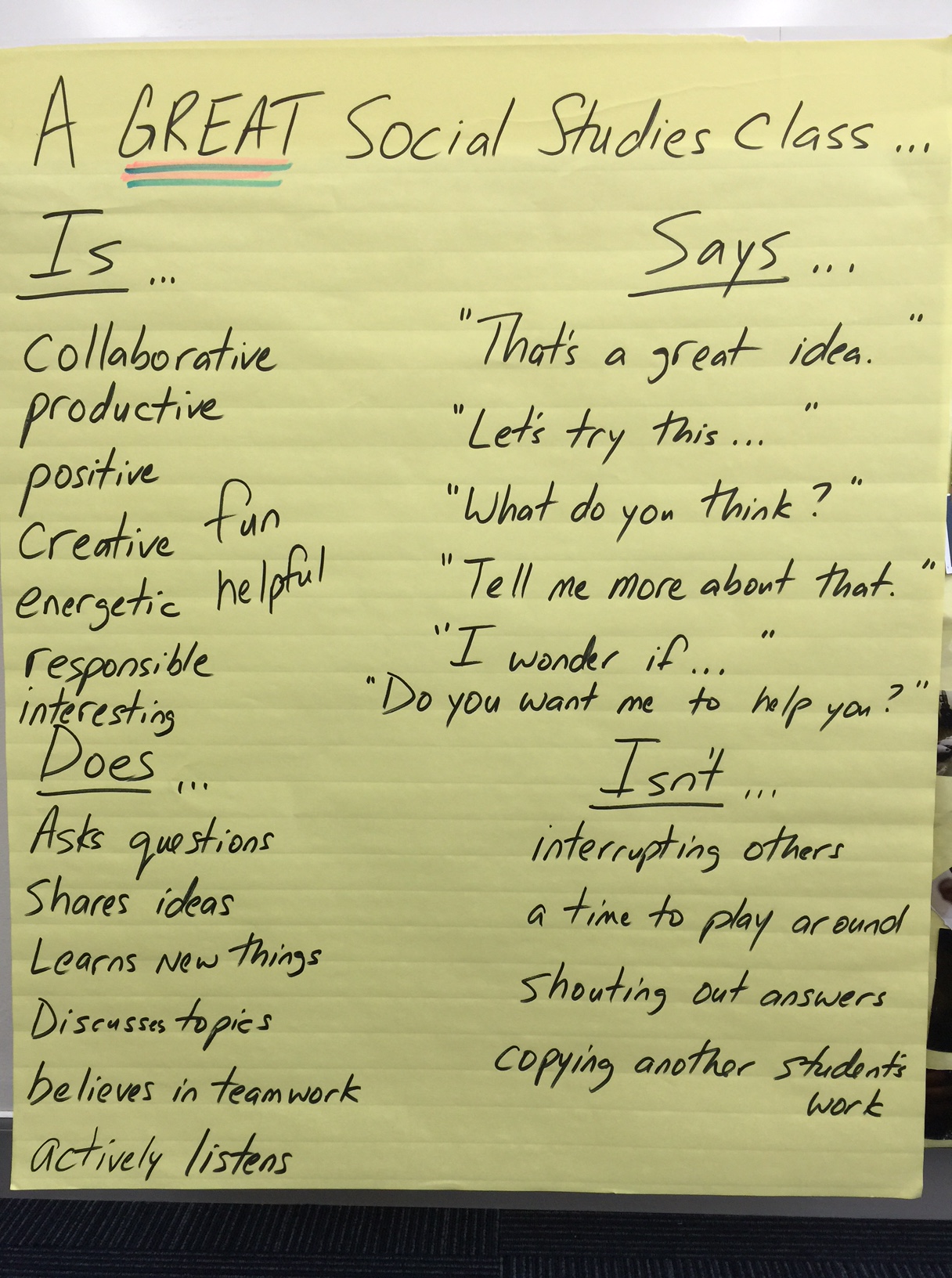 AGreat Social Studies Class...